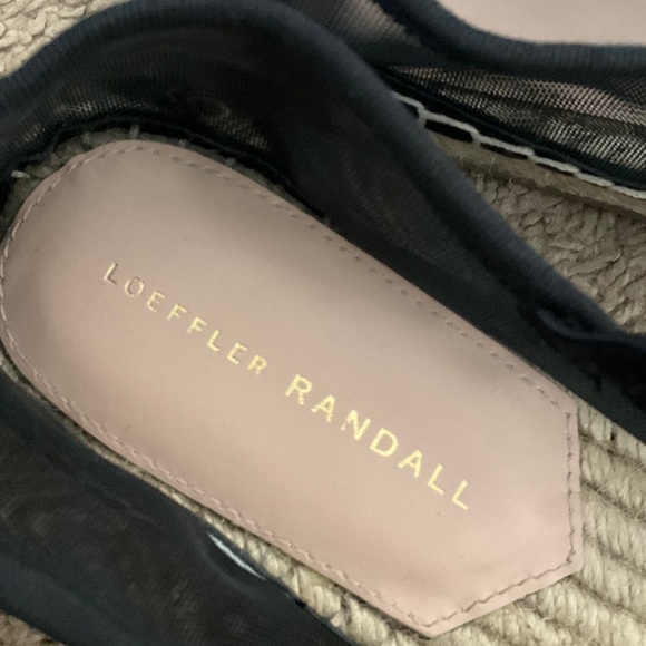 Loeffler Randall Black Mesh Espadrille Flats - Picture 8 of 10